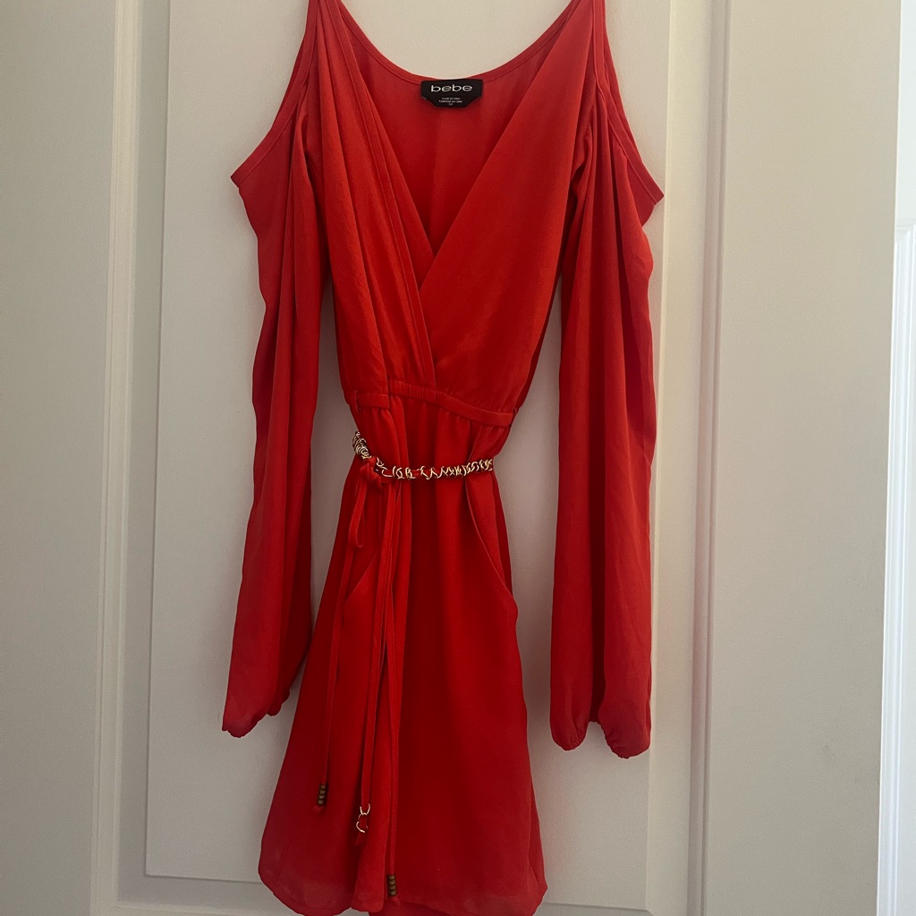 Bebe Red Women's Dress